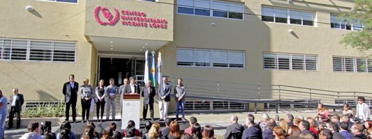 Vicente López inauguró su universidad pública y gratuita